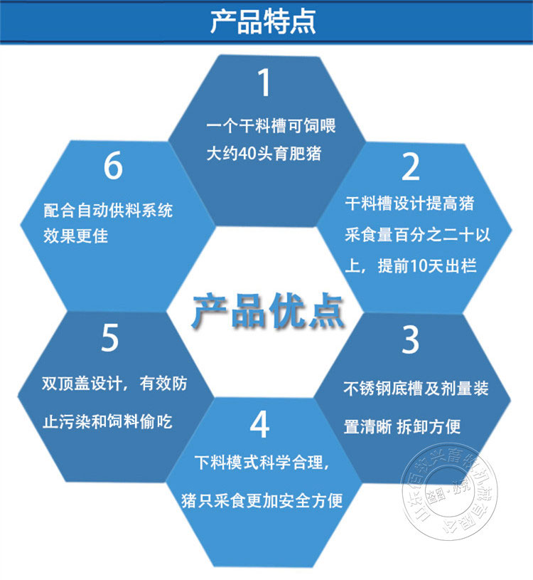 佰牧興80KG粗桶干濕料槽