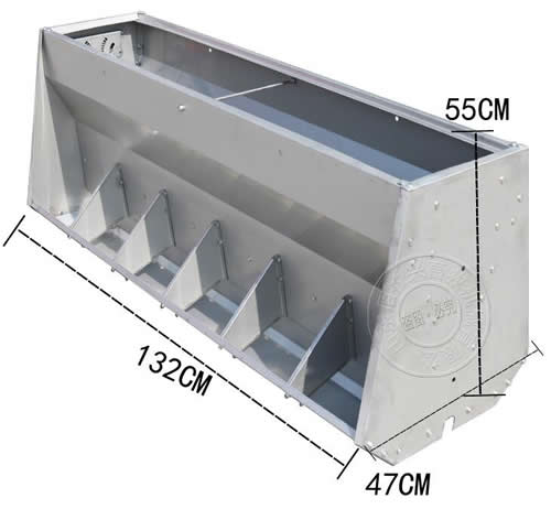 佰牧興自動(dòng)喂豬設(shè)備料槽