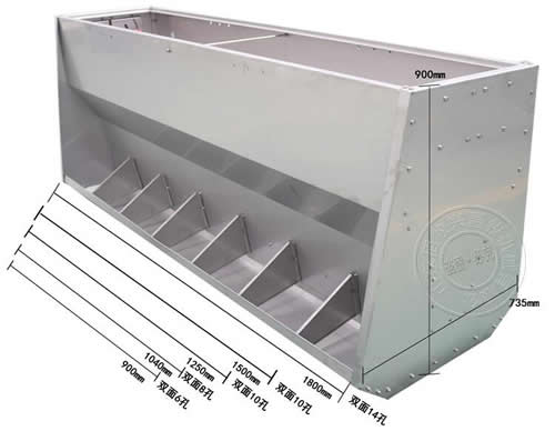 不銹鋼豬食槽